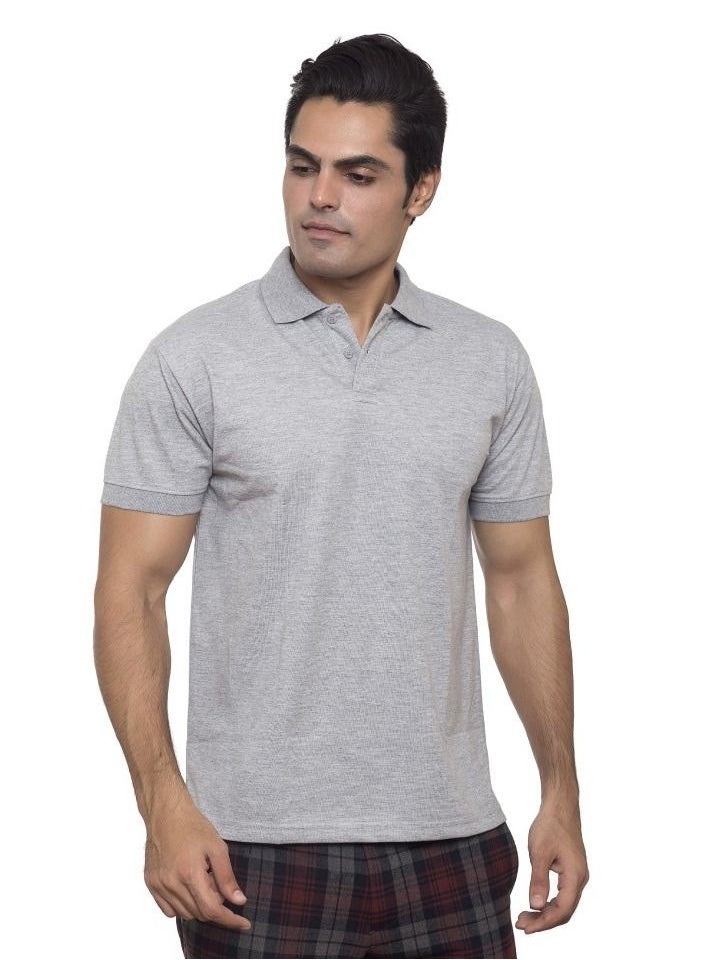 SANTHOME Men's Half Sleeve Polo T-Shirt with UV Protection  - Image 2