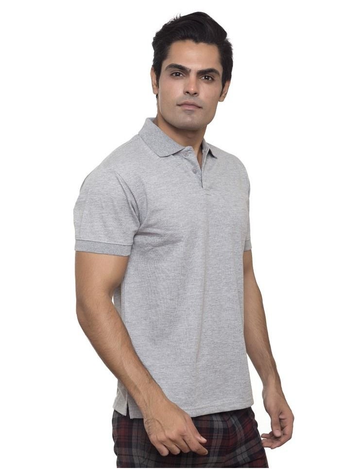 SANTHOME Men's Half Sleeve Polo T-Shirt with UV Protection  - Image 1
