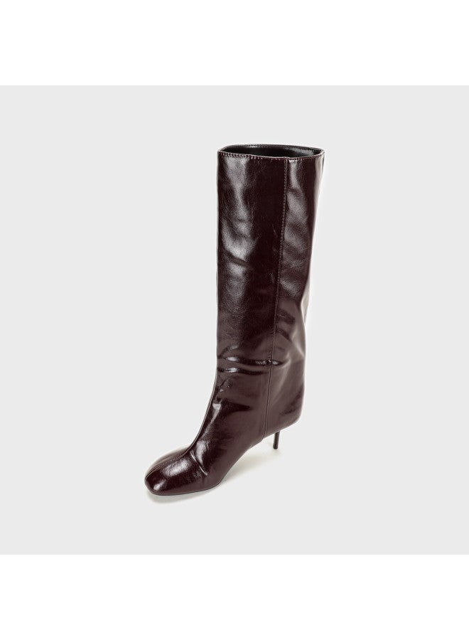 Zara Versatile Fashion Boots - Slim Heel Tall Boots For Women - Image 3