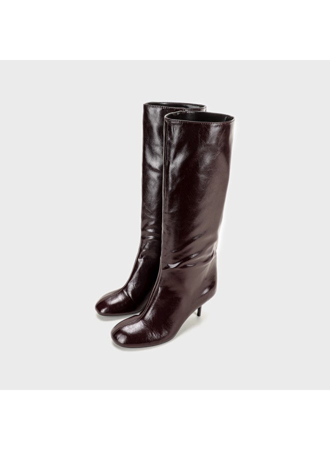 Zara Versatile Fashion Boots - Slim Heel Tall Boots For Women - Image 2