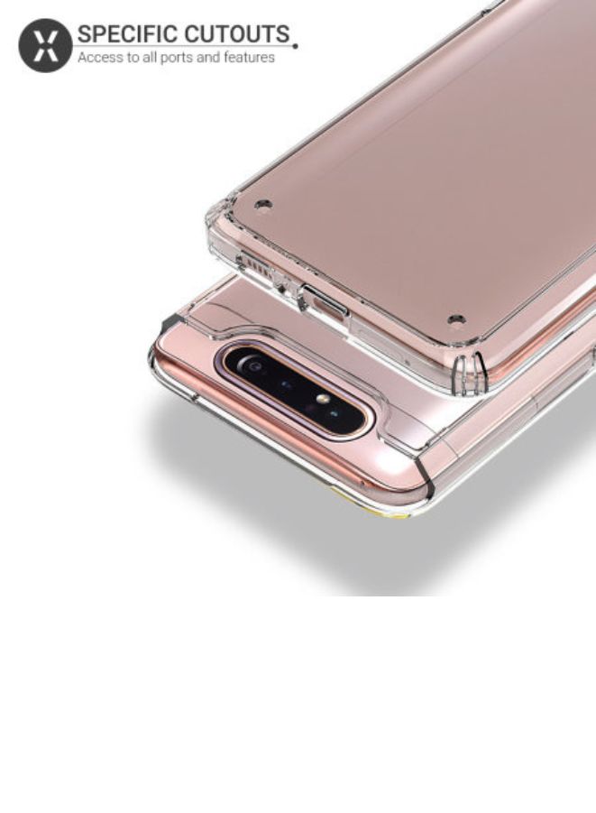 Phone Covers Scratchproof TPU + Acrylic Protective Case for Galaxy A80/A90 - Image 1