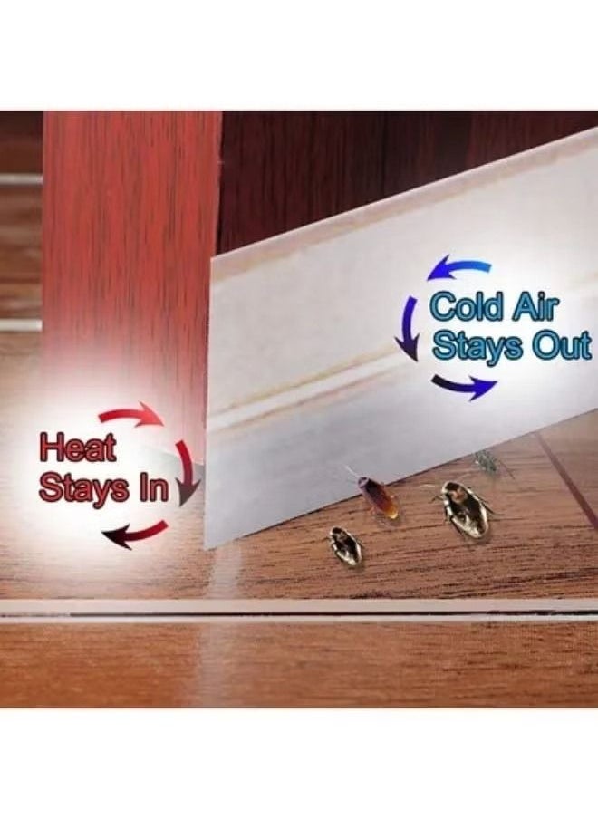 101 - Weather Stripping Door Seal Strip Transparent 5meter - Image 1