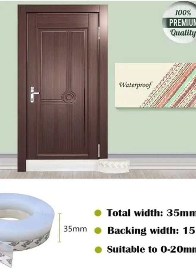 101 - Weather Stripping Door Seal Strip Transparent 5meter - Image 1