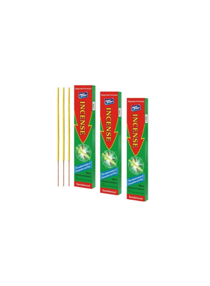 90pcs Mosquito Repellent Sticks, DEET Free Plant-Based Mosquito Repellent Outdoor Patio Incense Sticks, Citronella Bug Repellent Outdoor, Mosquito coil - Image 1