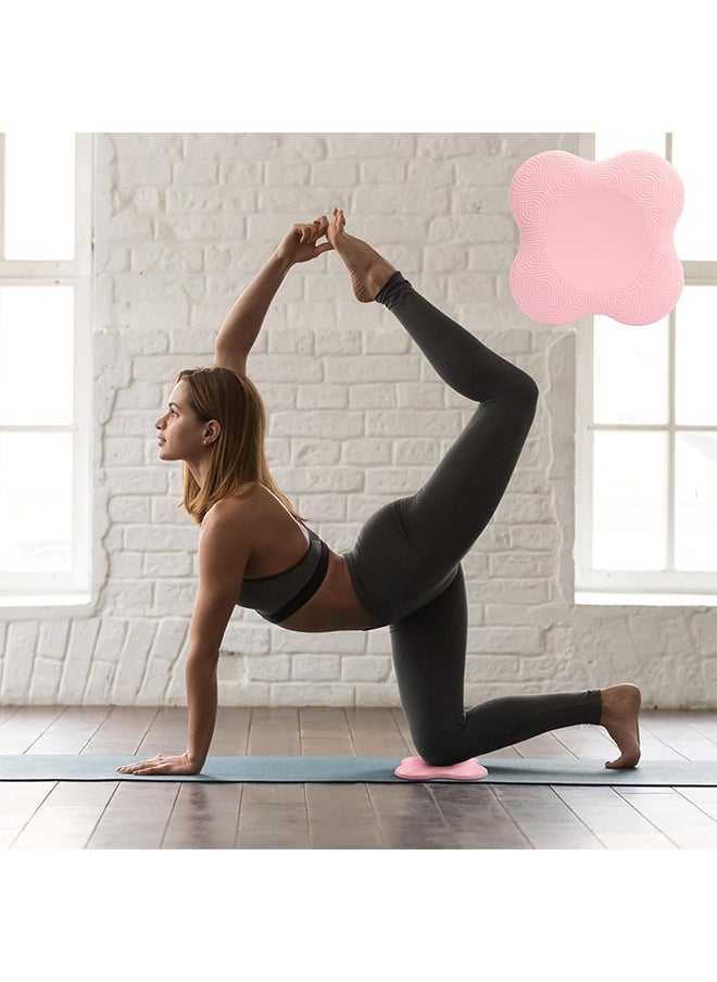 2-Piece Yoga Knee Pad, Anti Slip Foam Yoga Kneeling Pad, Soft Yoga Knee and Elbow Wrist Pads for Kneeling Down Workout Pilates Exercise