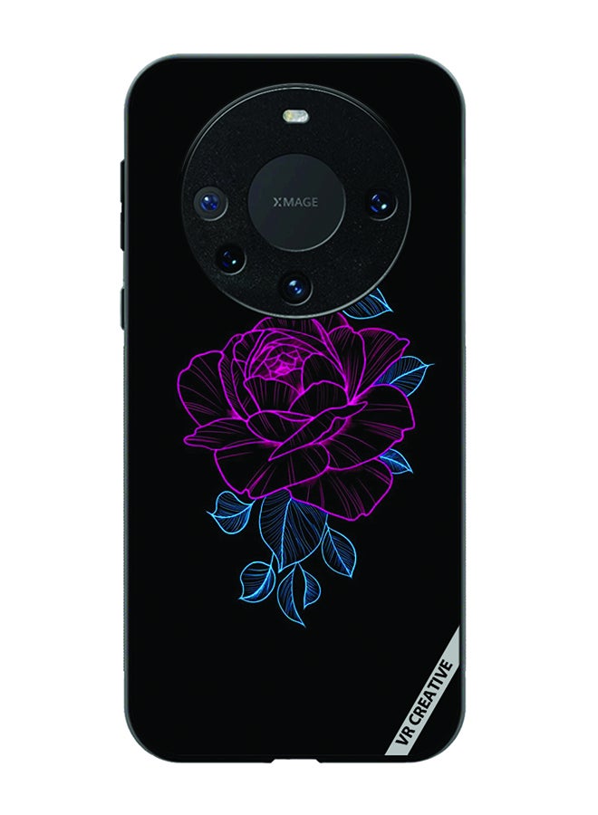 VR CREATIVE Protective Case Cover For Huawei Mate 60 Pro Rose Design Multicolour - Image 1