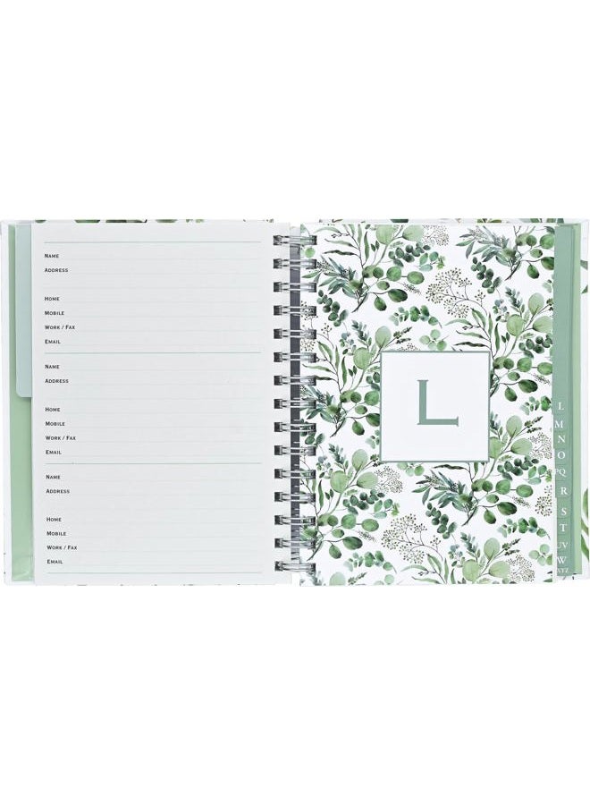 Peter Pauper Press Eucalyptus Large Address Book - Image 2