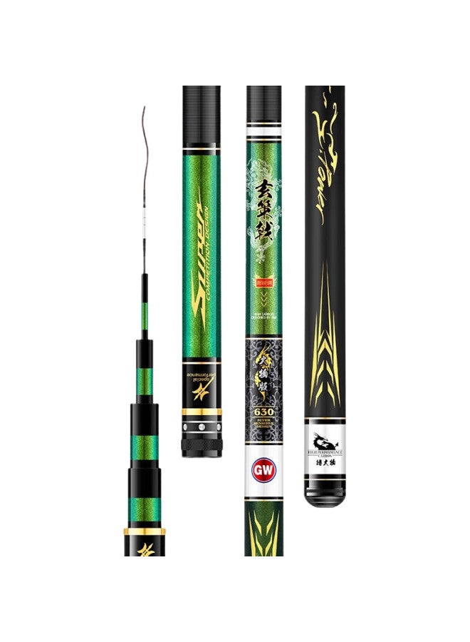 Gw Guangwei Fishing Rod Xuanzheji Big Fish Version, 5.7 Meters, Gr Green Big Fish Platform Fishing Rod, Powerful Pulling Big Fish Rod, Fish Finding Rod, Giant Fish - Image 2