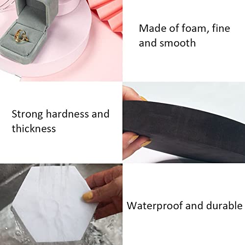 STORE 2508 Store2508 Photography Props Photography Blocks Craft Hard Foam Blocks Shapes for Cosmetics, Makeup Tools Flat Lay Photo Shoot for Products Set of 16 - Image 5