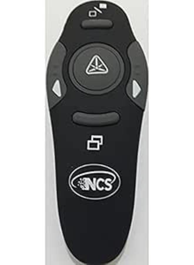 إن سي إس ريموت كنترول لجهاز عرض لاسلكي 2.4 جيجا هرتز من ان سي اس مع قلم بضوء احمر ليزر للاشارة USB RF للاستخدام اثناء شرح العروض التقديمية - Image 1