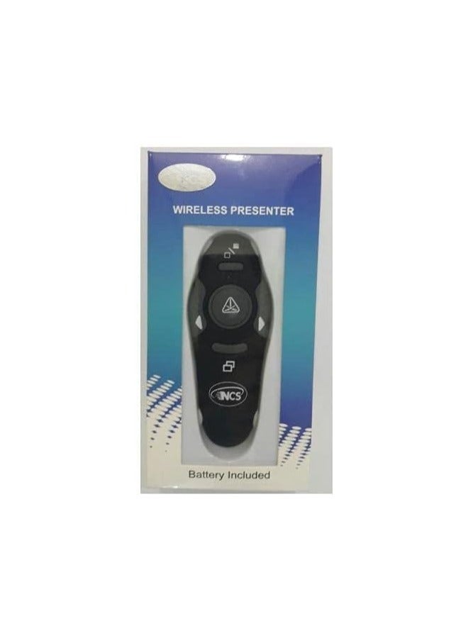 إن سي إس ريموت كنترول لجهاز عرض لاسلكي 2.4 جيجا هرتز من ان سي اس مع قلم بضوء احمر ليزر للاشارة USB RF للاستخدام اثناء شرح العروض التقديمية - Image 2