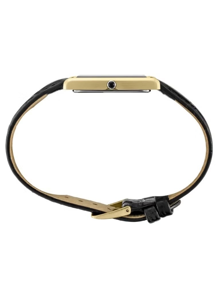 سيكو ساعة تانك SWR104P1 كوارتز كلاسيكية - علبة مستطيلة من الفولاذ المقاوم للصدأ باللون الذهبي، ياقوت - Image 2