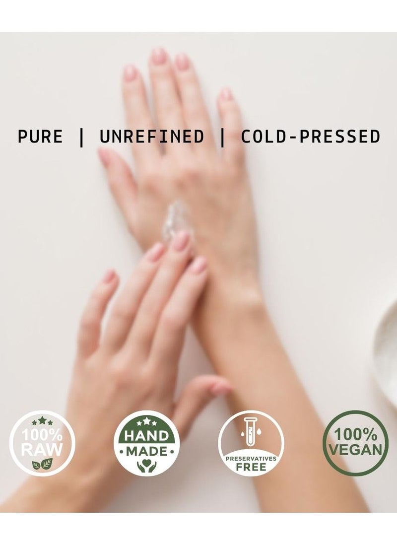 Silky Skin 100% Pure Mango Butter Body Moisturizing Rich in Vitamin C, E and A Helps to Hydrates and Nourishes the Skin by Providing Long lasting Moisture and a Healthy Glow 250 g  - Image 5