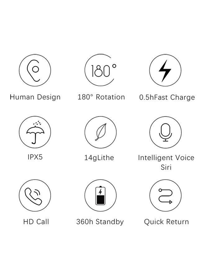 NIBEMINENT Pair Of True Wireless Earbuds Black - Image 2