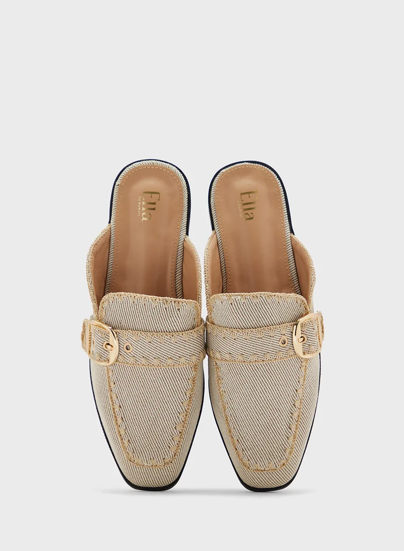 ELLA Embroidered Slip On Shoe