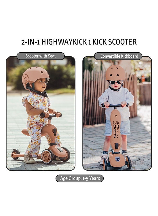 SCOOT AND RIDE Scoot & Ride | Highwaykick 1 Push and Go - Parent-Controlled Scooter with Push Bar | Ages 1-3 - Image 3