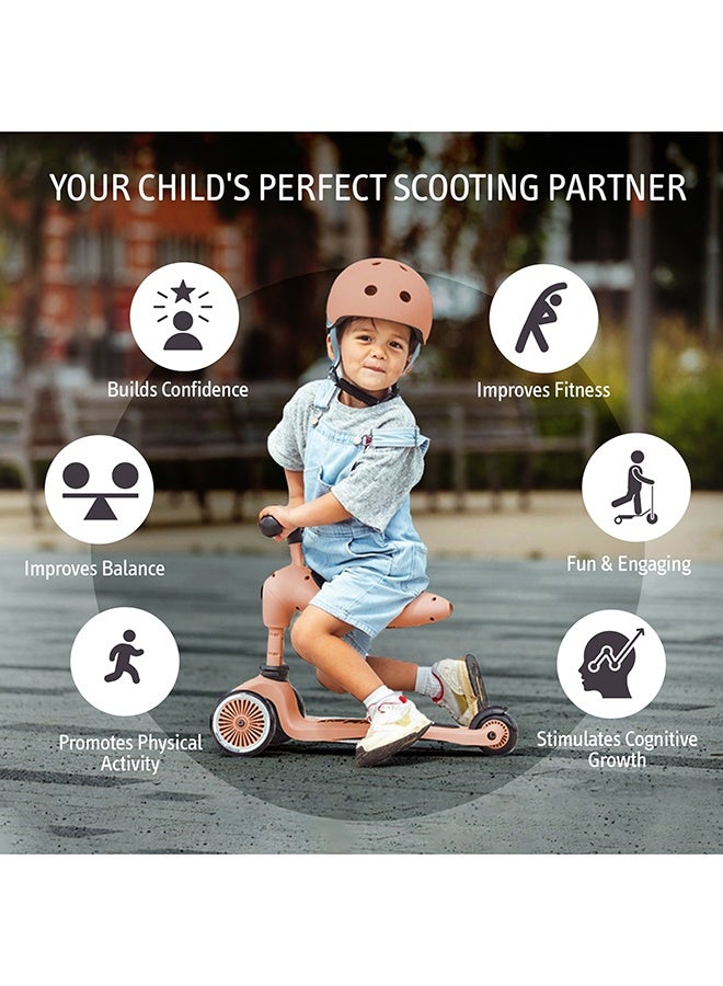 SCOOT AND RIDE Scoot & Ride | Highwaykick 1 Push and Go - Parent-Controlled Scooter with Push Bar | Ages 1-3 - Image 4
