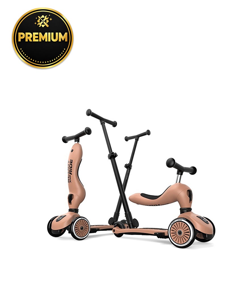 SCOOT AND RIDE Scoot & Ride | Highwaykick 1 Push and Go - Parent-Controlled Scooter with Push Bar | Ages 1-3 - Image 1
