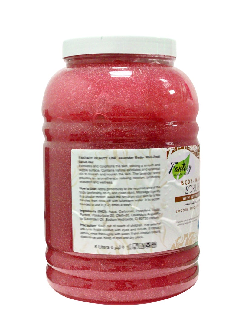 Fantasy BEAUTY LINE سكراب القدم والجسم بالفراولة 5 كجم - تجربة تقشير فاخرة - Image 2