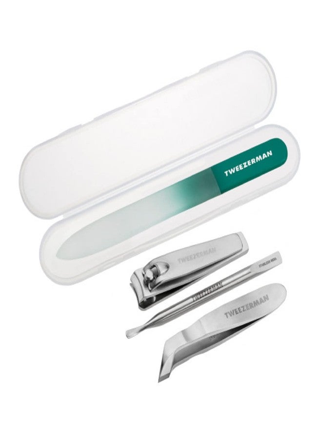 Tweezerman Emerald Shimmer Nail Care Set - Image 1