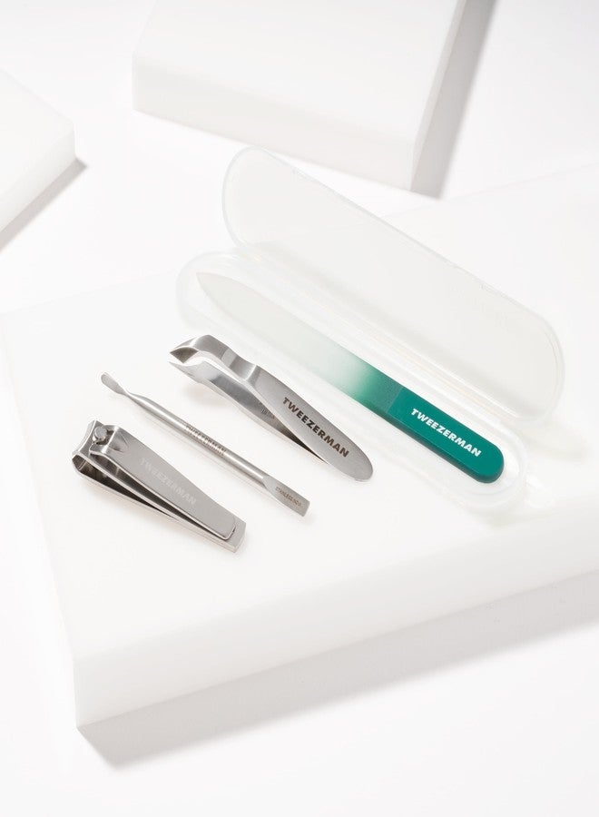 Tweezerman Emerald Shimmer Nail Care Set - Image 4