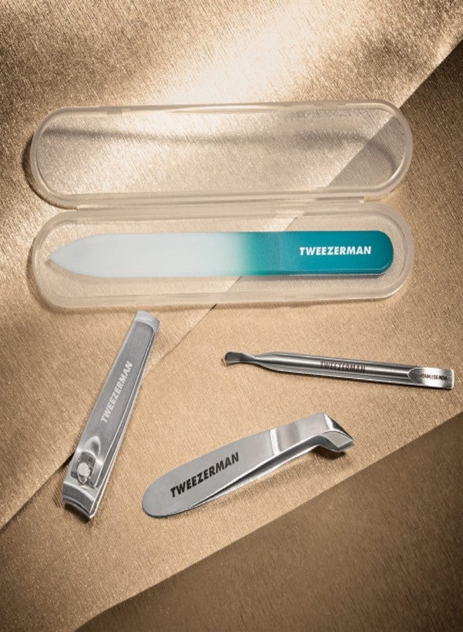 Tweezerman Emerald Shimmer Nail Care Set - Image 5