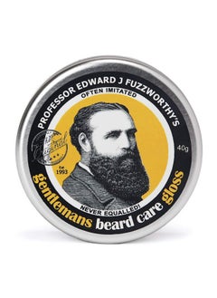 PROFESSOR EDWARD J FUZZWORTHY'S Professor Fuzzworthy'S Beard Balm Gloss Leave In Conditioner All Natural Organic Beard Care With Leatherwood Honey & Essential Plant Oils ; Handmade In Tasmania Australia 40G  - Image 2