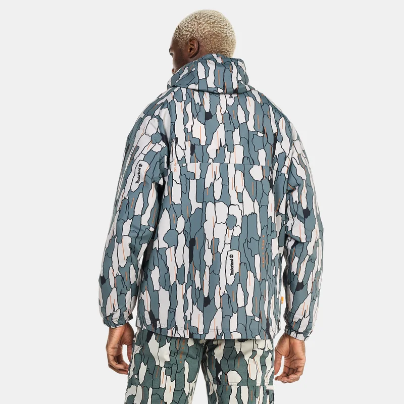 Timberland Men's Pullover Water-Resistant Windbreaker Hooded Jacket