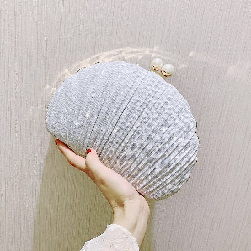 New Light Luxury Evening Bag Fashion Versatile Women'S Pearl Handbag Dress Bag - Image 3