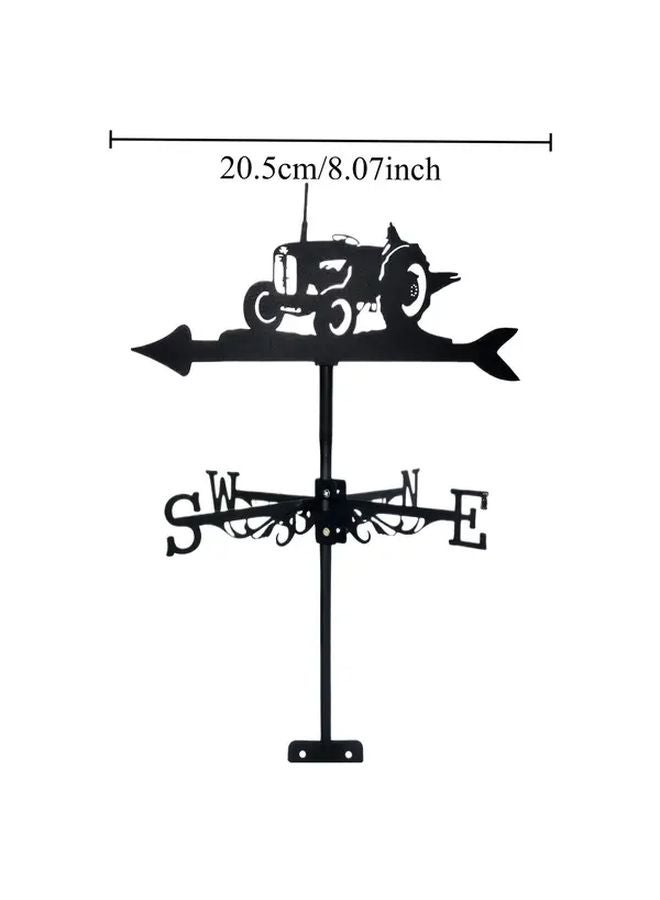 Farm Tractor Weather Vane Rustic Metal Outdoor Decor for Garden Barn - Image 4