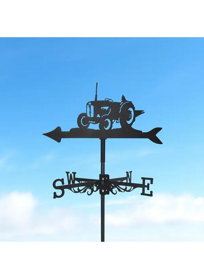 Farm Tractor Weather Vane Rustic Metal Outdoor Decor for Garden Barn - Image 5