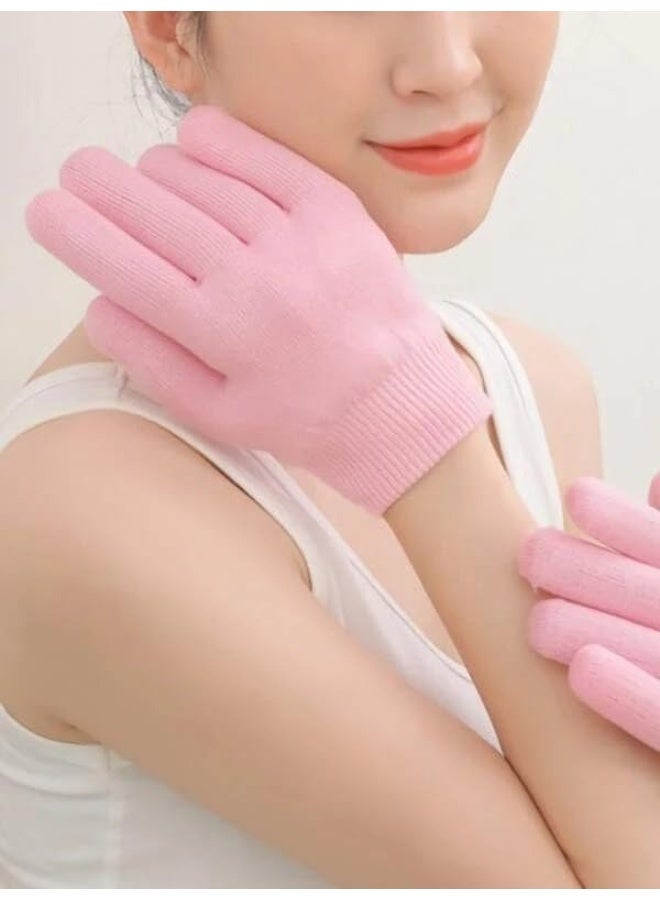 Reusable Moisturizing Silicone Hand Gloves – 2 Pack for Treating Cracked and Dry Hands – Intense Moisturizing and Ultra Softness – Multiple Colors - Image 3