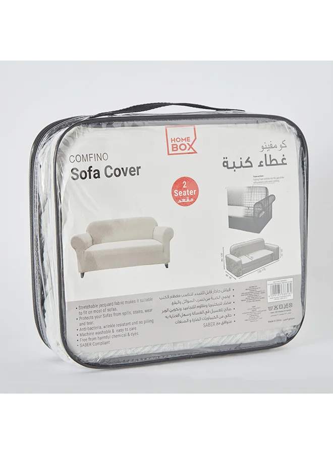 Home Box Comfino 2-Seater Knitted Jacquard Sofa Cover 135 x 175 cm