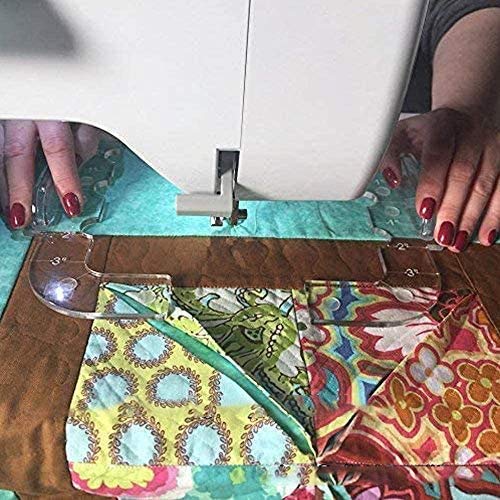 YICBOR Free Motion Quilting Template Set with Quilting Frame for Domestic Sewing Machine #FMQ Grip 5 - Image 4