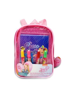 JoJo Siwa Coloring And Activity Book Set Includes Markers Stickers Mess Free Crafts Color Kit In Mini Travel Backpack For Toddlers Boys And Kids  - Image 2