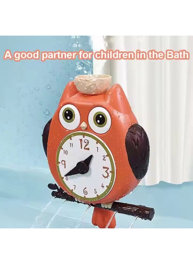 Products Children's Owl-turn-turn-around-music Bathroom Water-play Baby Toy-Colour:Owl Spinning Fun  - Image 2