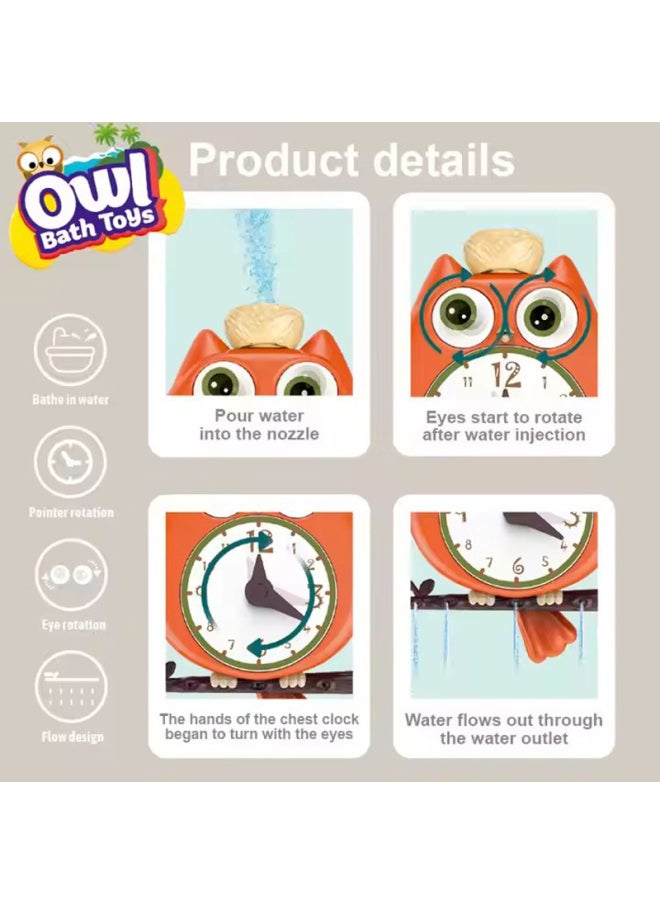 Products Children's Owl-turn-turn-around-music Bathroom Water-play Baby Toy-Colour:Owl Spinning Fun  - Image 5