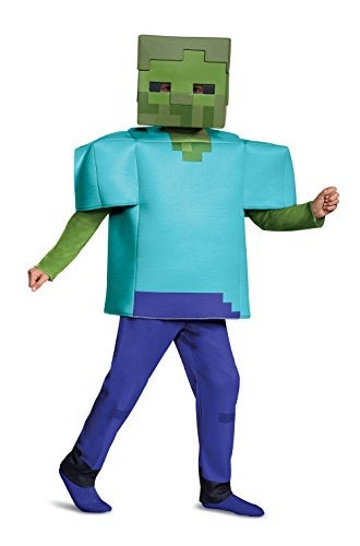 Disguise Zombie Deluxe Child Costume Green Medium 78 - Image 1