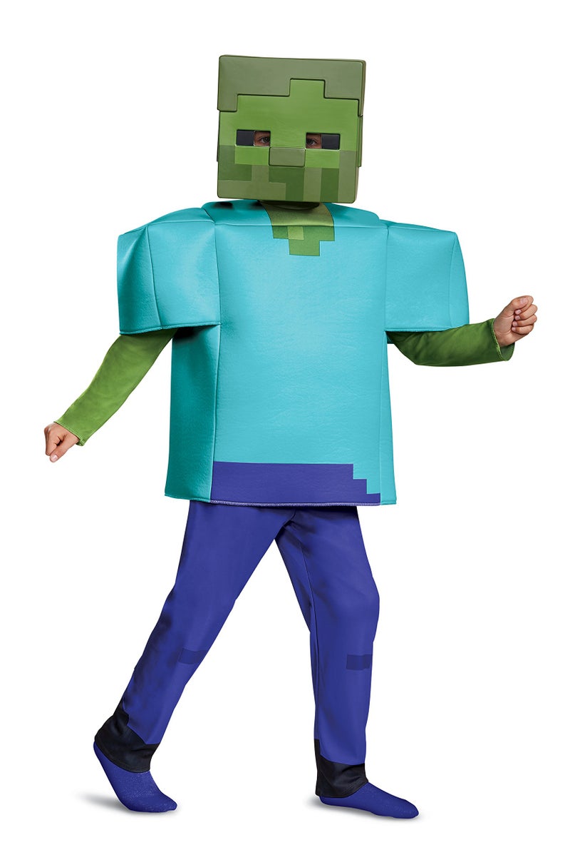 Disguise Zombie Deluxe Child Costume Green Medium 78 - Image 2