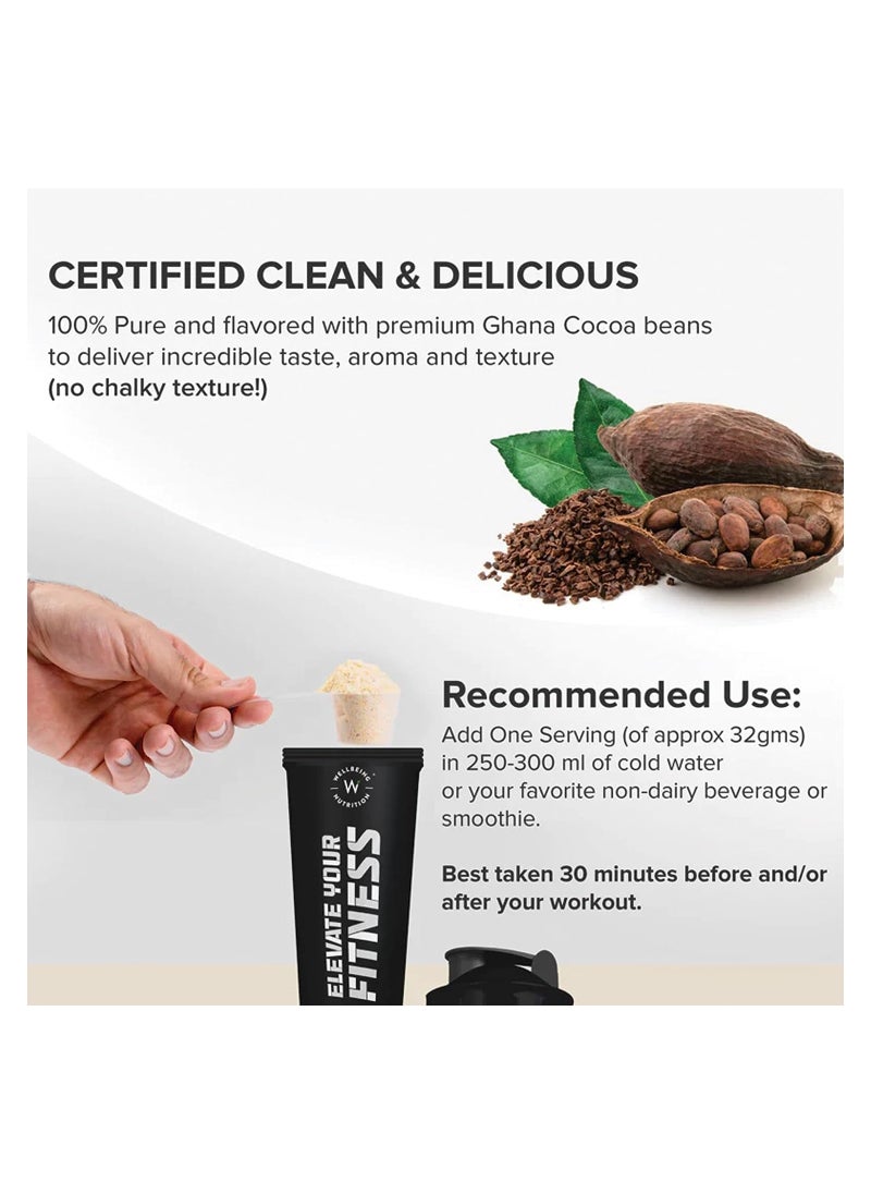 WELLBEING NUTRITION Superfood Plant Protein Dark Chocolate Hazelnut, Pack Of 3  - Image 5