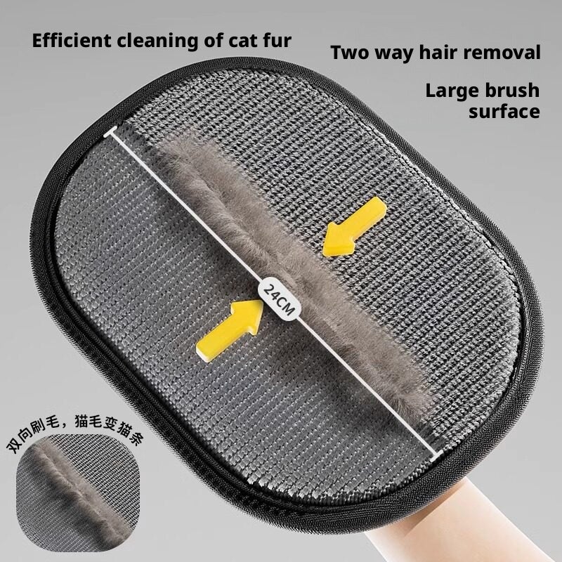 Cat & Dog Grooming Glove, Double-Sided Pet Hair Remover - Image 3