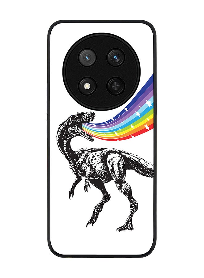 Stylizedd For Honor X9c / Honor Magic7 Lite 5G Case,Slim fit Camera Protection, Shockproof Thin Phone cover  - Rainbow Dino - Image 1