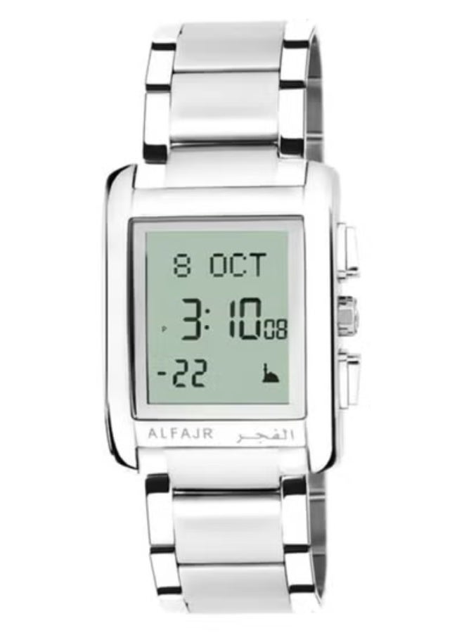 Al Fajr Stainless Steel Digital Watch WS-06S - Image 1