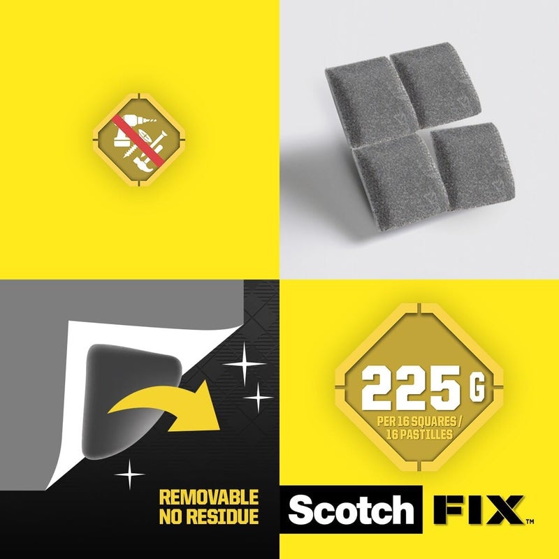 Scotch Removable Mounting Squares - 64 Pack - Image 5