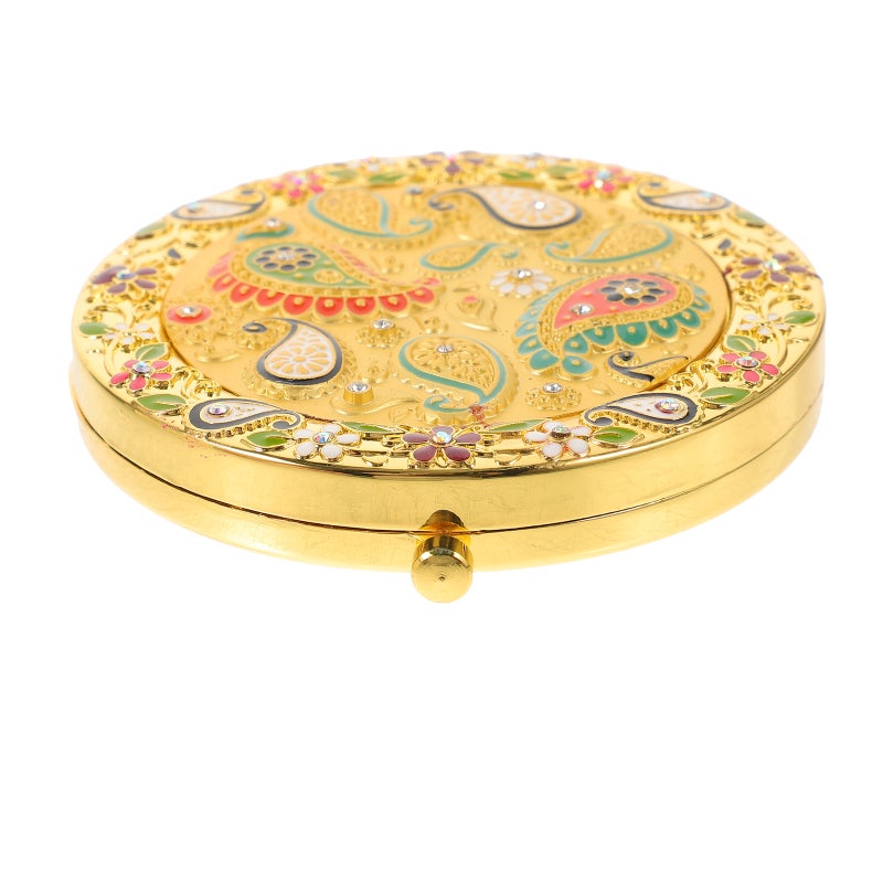 1pc Folding Round Mirror Portable Makeup Mirror for Girls Women Ladies - Image 4