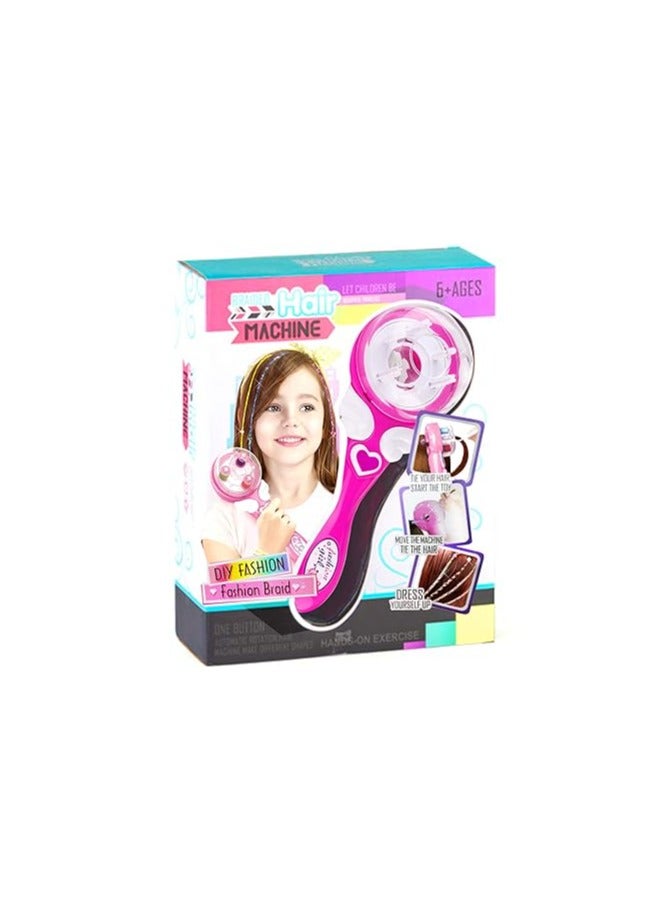 عام حلقة مشبك الشعر الكهربائي السيراميكي، أداة لف الشعر بالخيوط للتصميم الذاتي المريح، أداة لف الشعر للفتيات لشعر الرأس. - Image 1