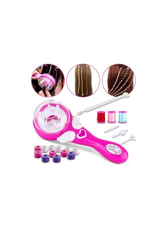 عام حلقة مشبك الشعر الكهربائي السيراميكي، أداة لف الشعر بالخيوط للتصميم الذاتي المريح، أداة لف الشعر للفتيات لشعر الرأس. - Image 2