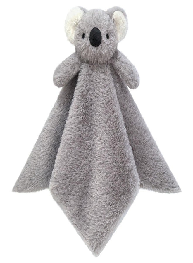 Doindute Baby Gray Koala Soft Stuffed Animal Security Blanket, Plush Koala Character Lovey Blanket, Baby Shower/Nursery Gift, Newborn Infant Toddler Snuggle Blankie for Girls Boys, 14 Inches - Image 1
