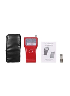 MESHIV Meshiv 5in1 MultiFunctional Network Cable Tester RJ45 RJ11 USB BNC IEEE 1394 USB BNC Lan Crimping tool Cable Tester Phone Line with Remote Unit Cable Tester Red  - Image 4