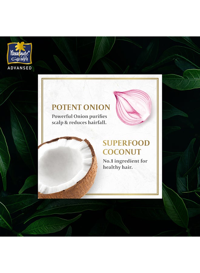 Parachute Anti-Hairfall Shampoo With Onion And Coconut - Pink 2 x 340ml - Image 4